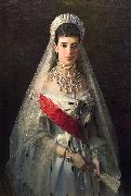 Ivan Kramskoi Maria Feodorovna USA oil painting artist
